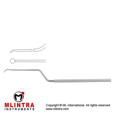 Yasargil Micro Elevator Bayonet Shaped Stainless Steel, 24 cm - 9 1/2" Yasargil Micro Elevator Bayonet Shaped Stainless Steel, 24 cm - 9 1/2"